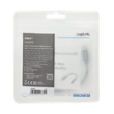Lydadapter - USB-C han til 4P 3,5mm JACK hun, Sort (13cm)