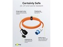 CEE camping adapter - CEE 7/3 F hun til 3P CEE han (5m)