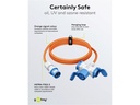 CEE adapter - CEE 3P han til CEE 3P hun + 2 x Jord (10m)