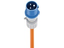 CEE adapter - CEE 3P han til CEE 3P hun + 1 x Jord (1,5m)