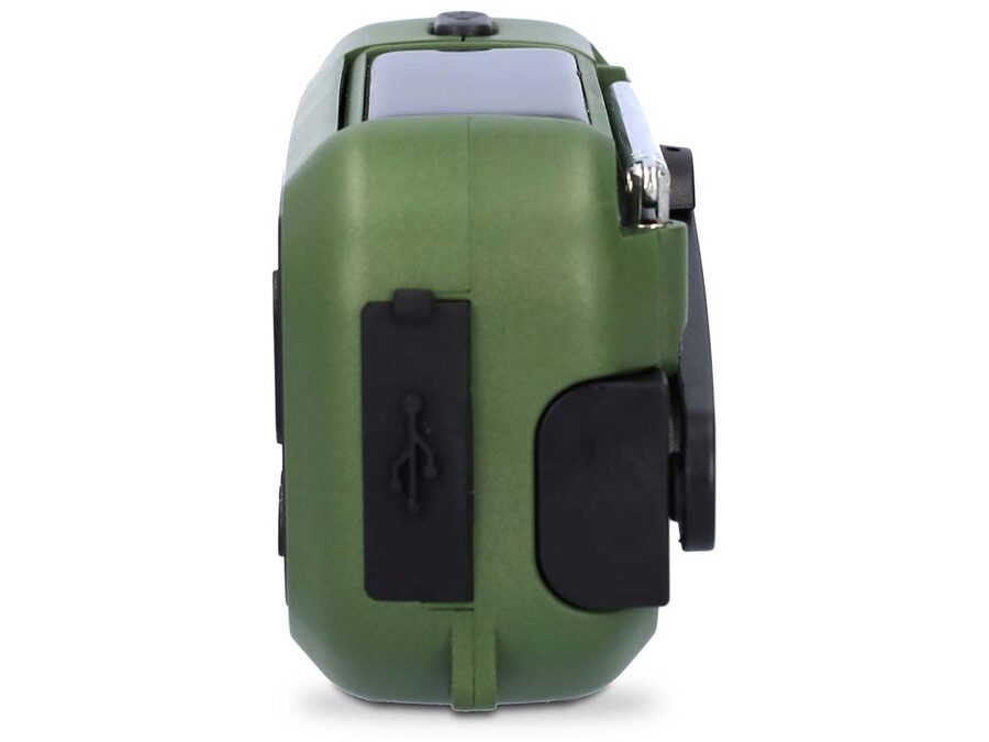 Nødradio - 2500mAh, dynamo og solcelle, SOS, DAB+/FM Radio