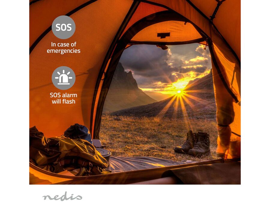 Nødradio - 2500mAh, dynamo og solcelle, SOS, DAB+/FM Radio