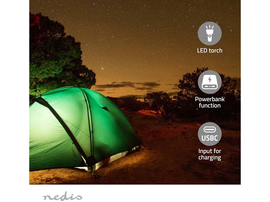 Nødradio - 2500mAh, dynamo og solcelle, SOS, DAB+/FM Radio