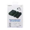LAN netværkstester (RJ45, 12, 11, 10 og BNC) m. PoE Finder