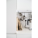 Designer vinkelstikprop m. jord FORM sort