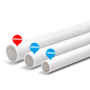 PVC Elektrikerrør 25mm x 2m - Hvid med 3 års garanti