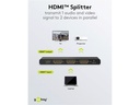 HDMI 2.0 splitter - 1 ind, 2 ud, 4K/60Hz, HDCP