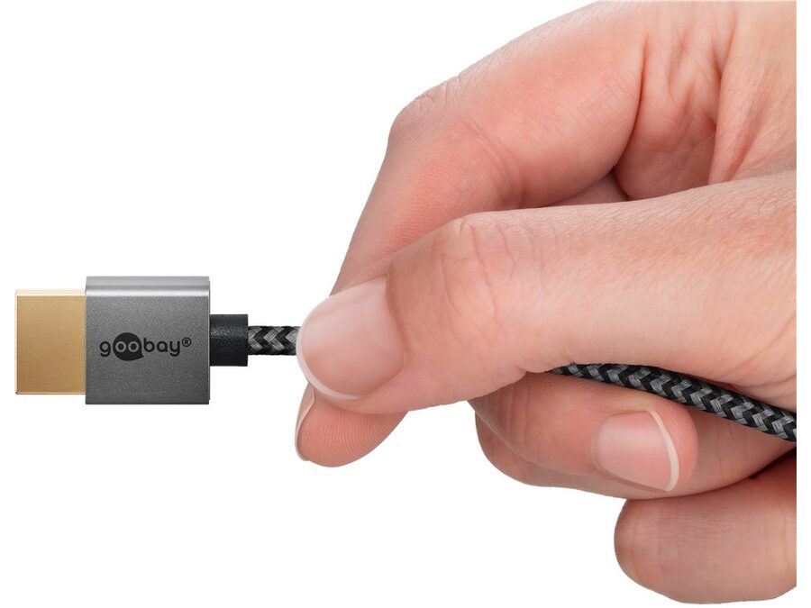Slim Ultra High Speed HDMI™ 2.1 Textile Cable (1m)