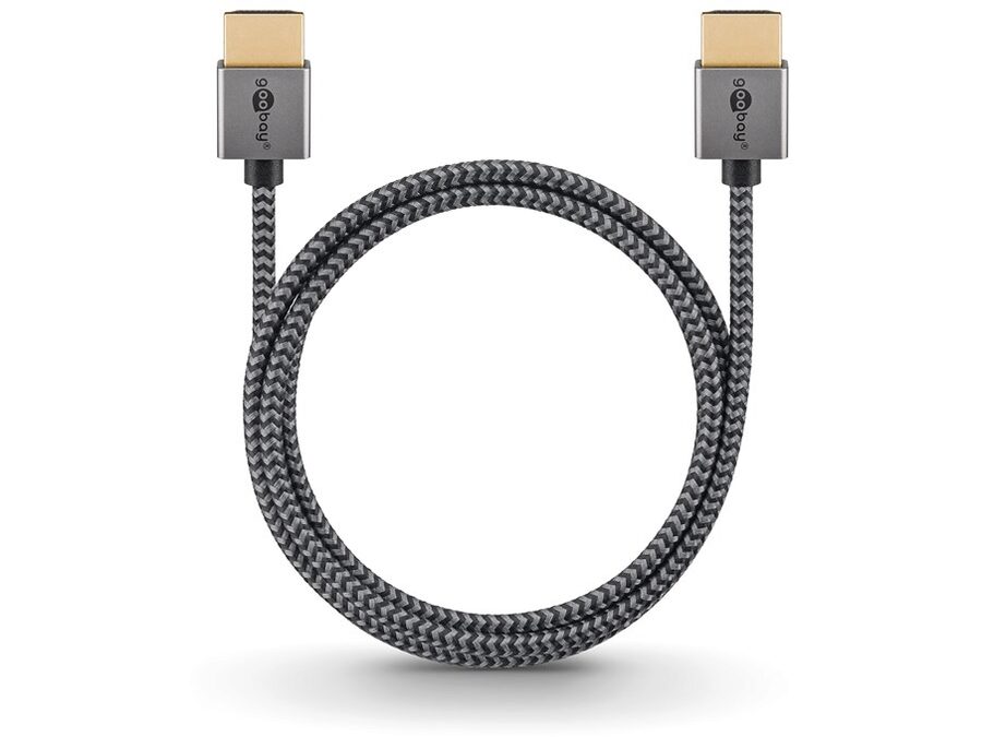 Slim Ultra High Speed HDMI™ 2.1 Textile Cable (1m)