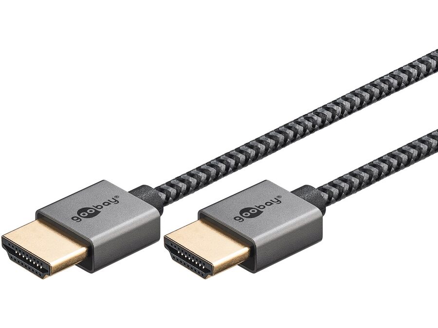 Slim Ultra High Speed HDMI™ 2.1 Textile Cable (1m)