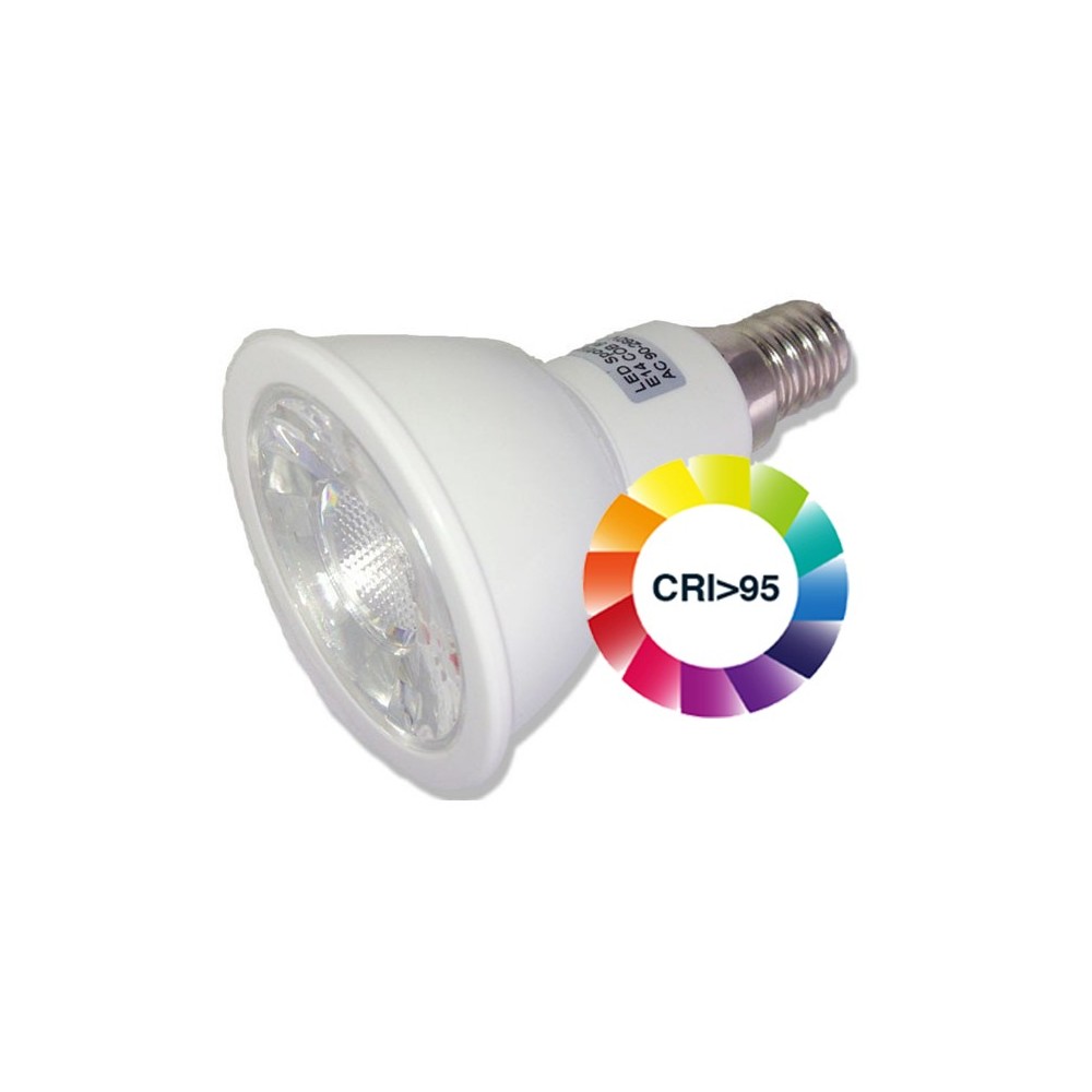 Outlet: LEDlife LUX5 LED spotpære - 5W, 230V, E14 - Erstatter 65W - RA95 - 500lm