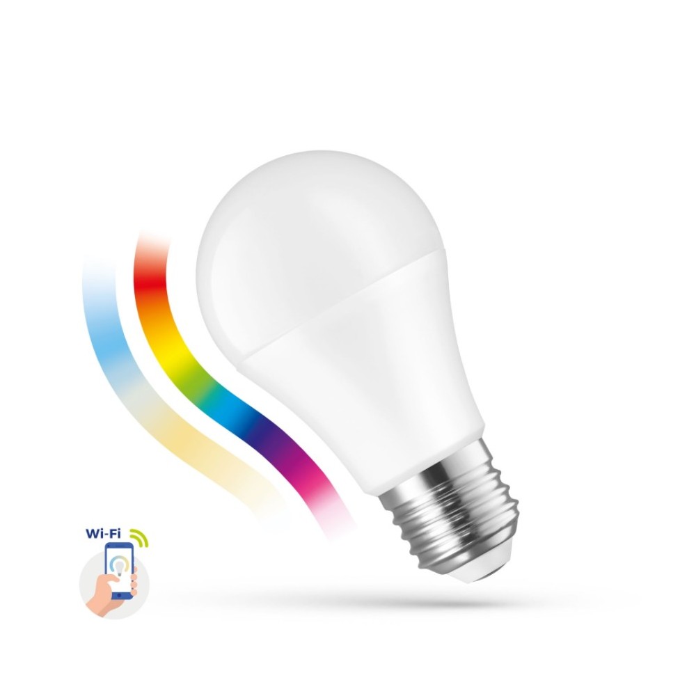 13W Smart Home LED pære - Tuya/Smart Life, kompatibel med Google Home, Alexa og smartphones, A60, E27, 230V input, 1500lm, RA80