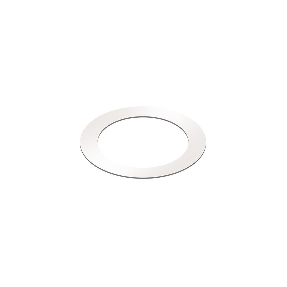 Hvid forstørrelsesring til V-Tac 12W LED indbygningspanel - Hul: Ø16 cm, Mål: 21 cm