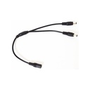 DC kabel splitter - Til sort LED strips, 5V-48V