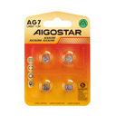 AG7 LR927 Knapcellebatteri 4-pak - 1,5V med 3 års producentgaranti