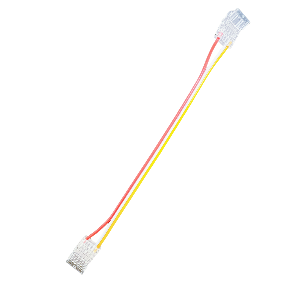Samler med ledning til LED strip - 10mm, CCT COB, IP20, 5V-24V