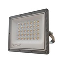 V-Tac 30W LED projektør med CCT og 3 lyskulører til udendørs brug, arbejdslampe - 2350lm, RA80, IP65, 230V input