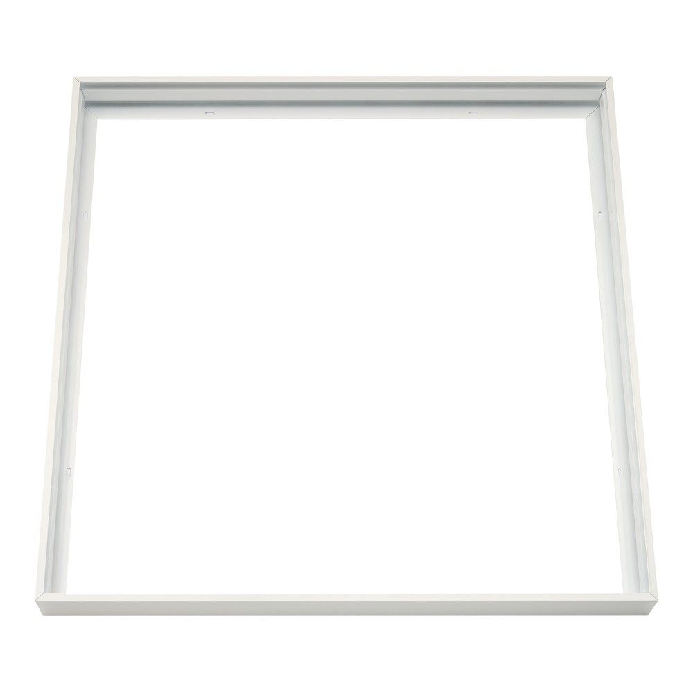 LED panelramme - Hvid kant, hurtig skrueløs samlesæt til 60x60 panel