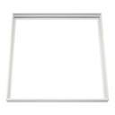 LED panelramme - Hvid kant, hurtig skrueløs samlesæt til 60x60 panel