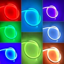 RGB 16x16 Neon Flex LED Strip - 12W pr. meter, IP67, 230V