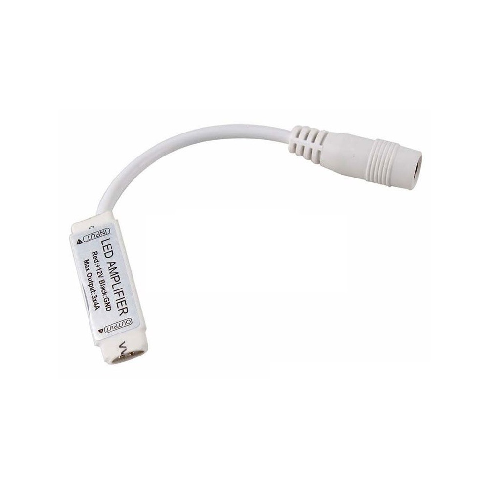 Signalforstærker til RGB LED SMD Strip - LED RGB forstærker til at forstærke signalet til din RGB LED SMD strip.