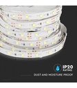 3,6W/M LED bånd, 3000K, 5 meter - 12V Varm hvid