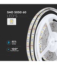 10,8W/M LED bånd, 3000K Varm hvid, 5 meter, 12V