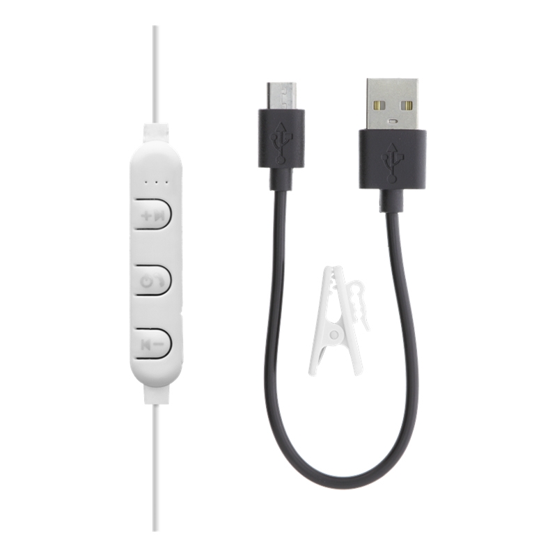 Bluetooth headset, bløde eartips, mediekontrol