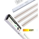 Troldtekt LED Zigbee Skinnesæt 3x90 cm - CCT Planforsænket
