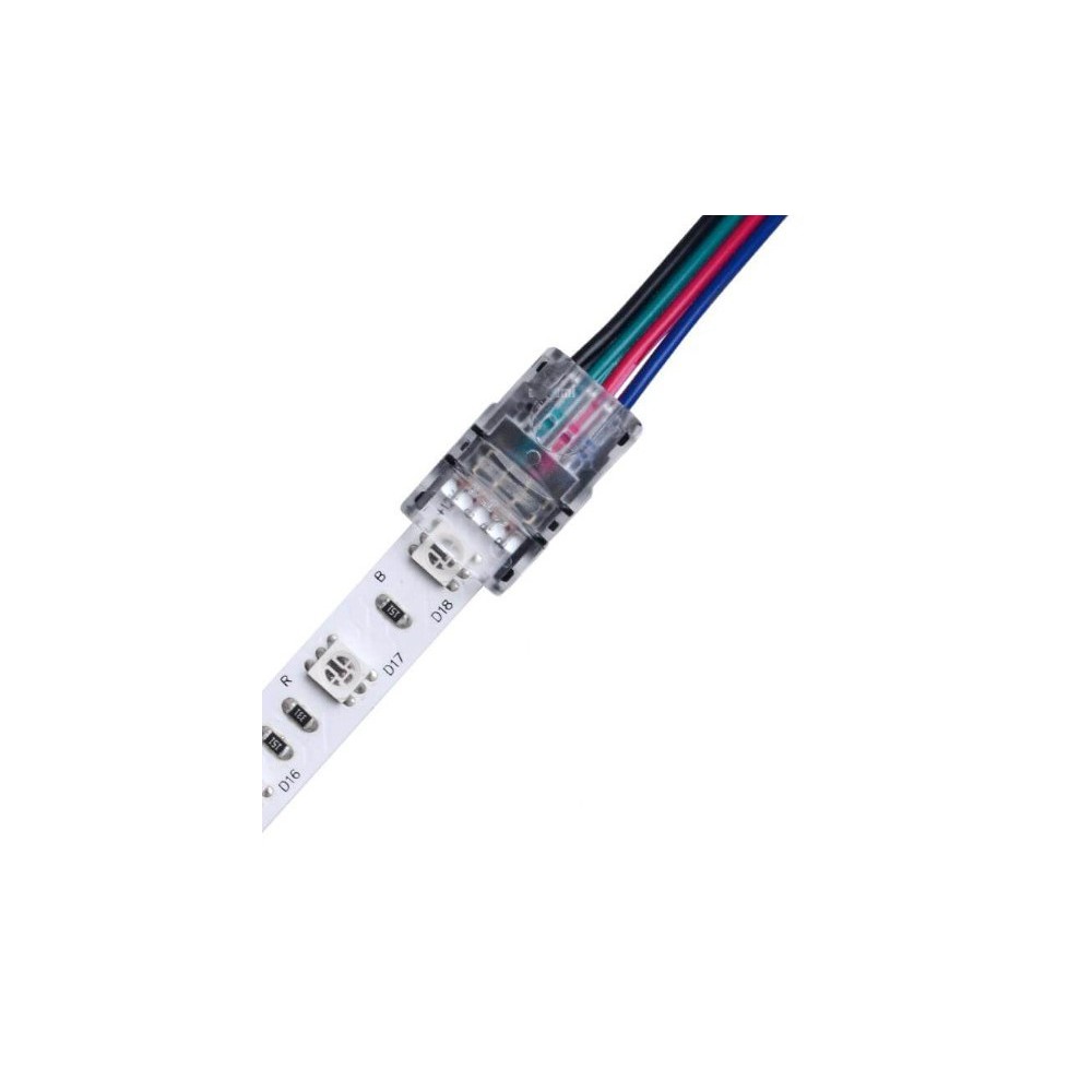 LED strip til løse ledninger - 10mm, RGB, IP65, 5V-24V