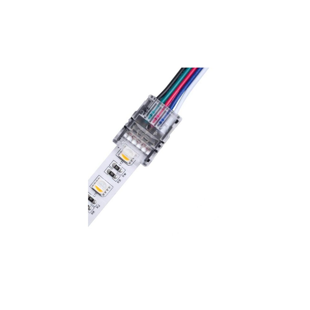 LED Strip til løse ledninger - 12mm, RGB+W, vandtæt, 5V-24V IP65