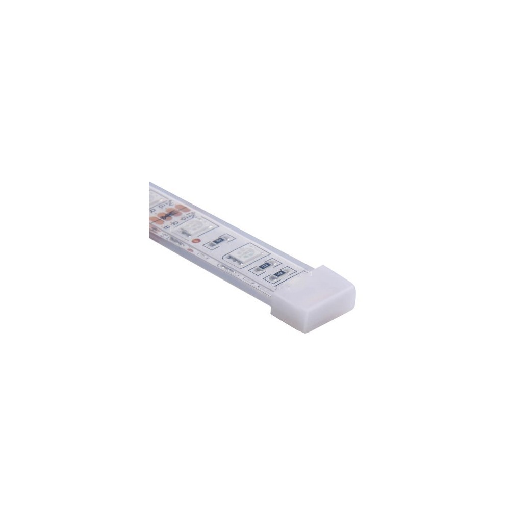 Silikone endeprop til LED strip - 14mm, IP67 & IP68 - Vandtæt silikone endeprop til LED strips på 14mm med IP67 og IP68 klassificering