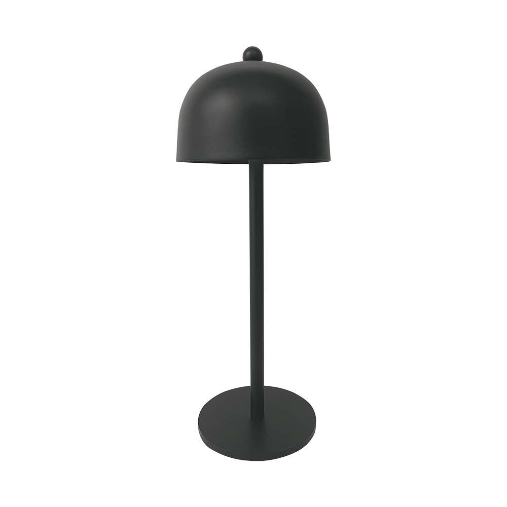 LED Bordlampe med 1800mAh Batteri, Ø115x300, 3i1, Sort Hus