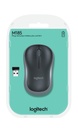M185 trådløs optisk mus m. "nano" receiver, Sort/grå