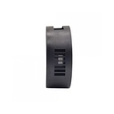 Sort rund solcelle sensor væglampe med roterbar funktion og skumringssensor - Effekt 3W, IP54-certificeret