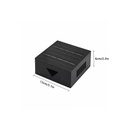 Solcelle sensor væglampe - Sort, roterbar, firkantet, skumringssensor, IP54, 3W, energibesparende