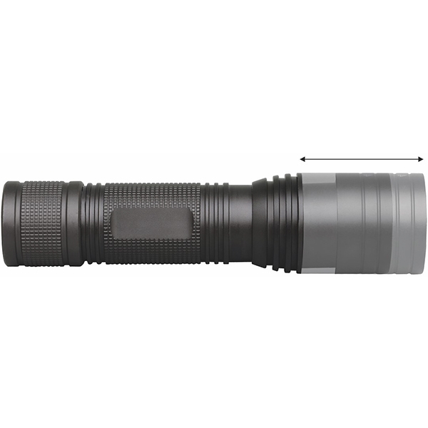 LED-lommelygte med zoom, 250LM