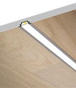 DIOFLEX Alu profil GROOVE10 BC/UX indbyg 1m24x7mm