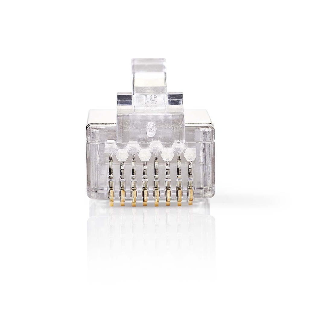 RJ45 modularstik - 8P8C til CAT6 FTP trådet/massiv (10 stk.)