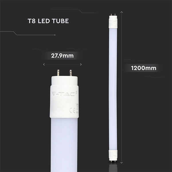 16,5W T8 LED lysstofrør 3000K 2250Lm - 120cm