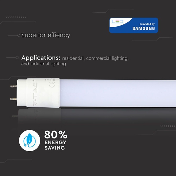 16,5W T8 LED lysstofrør 3000K 2250Lm - 120cm