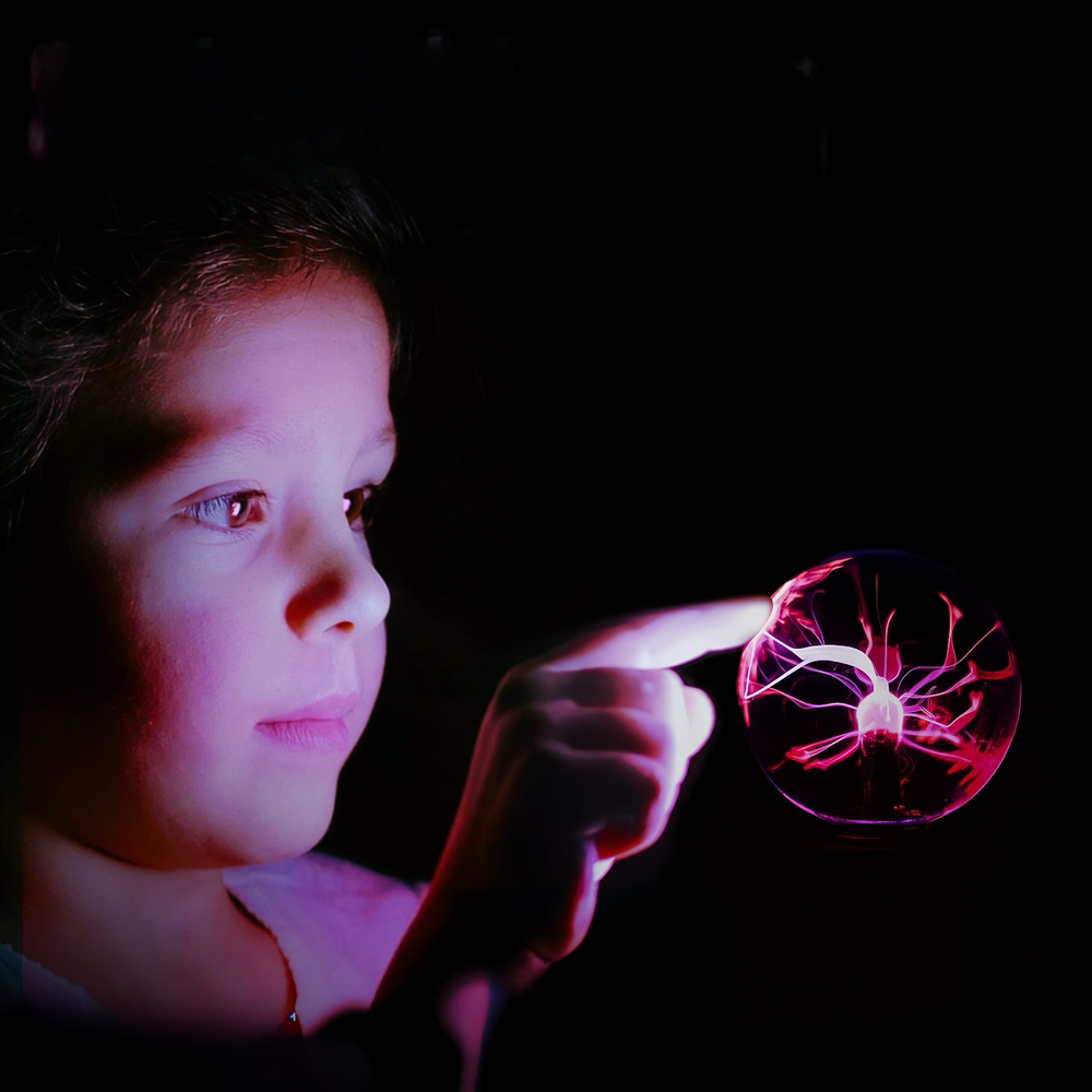 Plasma Lampe - Ø8,3 cm, ideel til børn og dem med en legende sjæl