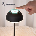 Opladelig LED bordlampe Inde/ude - Sort, touch dæmpbar, 3i1, IP54 udendørs