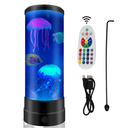 Fiskelampe RGB 30cm høj - Ø11 cm til børn og barnlige sjæle