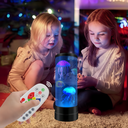 Fiskelampe RGB 30cm høj - Ø11 cm til børn og barnlige sjæle