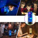 Fiskelampe RGB 30cm høj - Ø11 cm til børn og barnlige sjæle