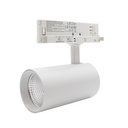 LEDlife CCT justerbar skinnespot 28W - Hvid, CCT + lysstyrke justerbar, 110lm/w, RA90, 3200lm, Flicker free, 3-faset