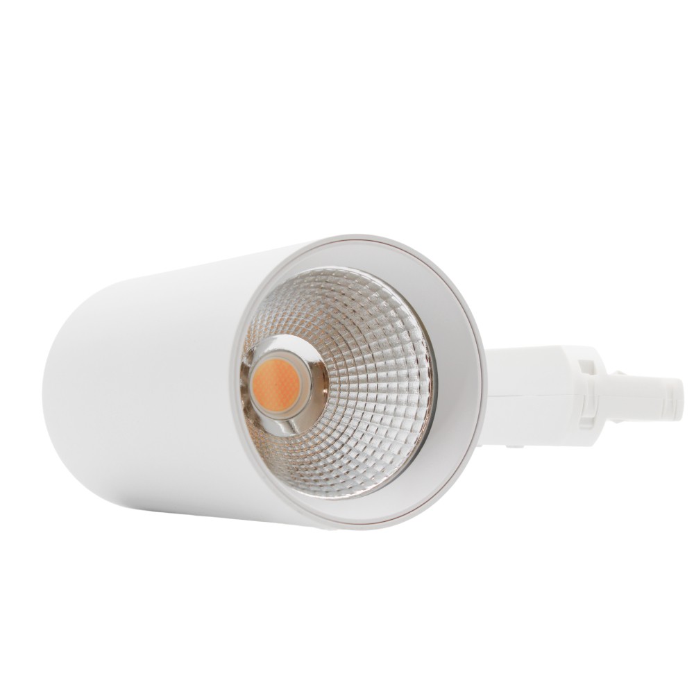 LEDlife CCT justerbar skinnespot 28W - Hvid, CCT + lysstyrke justerbar, 110lm/w, RA90, 3200lm, Flicker free, 3-faset