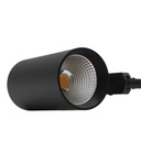 LEDlife CCT justerbar skinnespot 28W - Sort, Justerbar CCT + lysstyrke, RA90, 3200lm, Flicker free, 3-faset