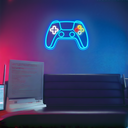 Neon Gamepad Skilt - Tilbehør til gaming med USB-indgang